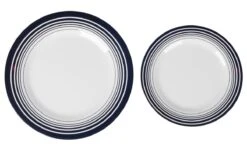 Bo-Camp - Servies - Classic - 16-Delig - Wit/Navy -Buitenkampeer Winkel 1200x710 6