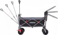 AREBOS Opvouwbare Steekwagen Met Telescopische Stang Draagvermogen 100 Kg -Buitenkampeer Winkel 1200x728 4