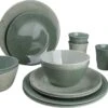Bo-Camp Servies - Campingbord - 100% Melamine - 16 Delig - Mix & Match - Groen 2 Bo-Camp Servies - Campingbord - 100% Melamine - 16 Delig - Mix & Match - Groen -Buitenkampeer Winkel 1200x746 2