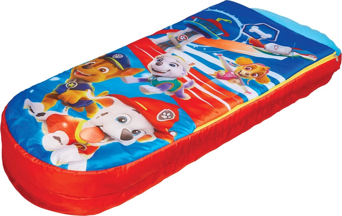 Paw Patrol Junior ReadyBed-2 In 1 Kids Sleeping Inflatable Air Bed In A Bag With A Pump, Polyester, Single 6 Paw Patrol Junior ReadyBed-2 In 1 Kids Sleeping Inflatable Air Bed In A Bag With A Pump, Polyester, Single - Afbeelding 4