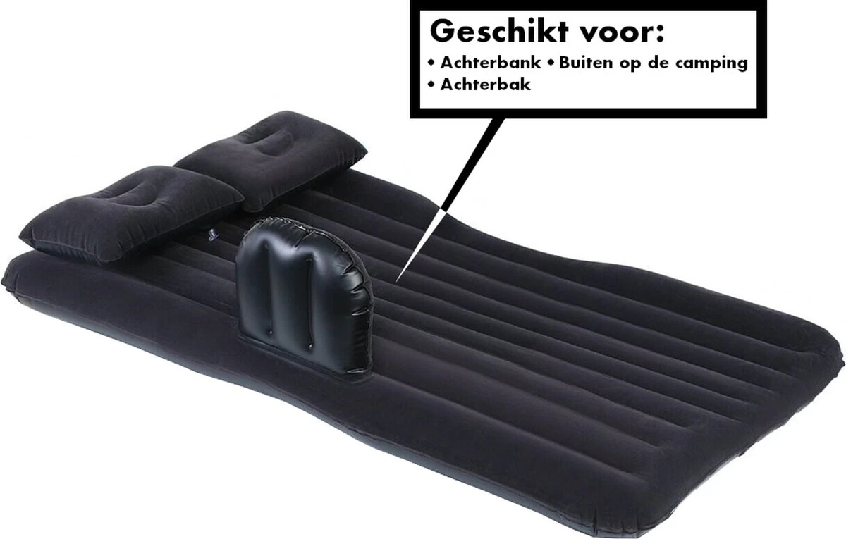 Auto Luchtbed - Auto Bed - Auto Matras - Achterbank En Achterbak - 2 Persoons - Incl. Elektrische Pomp - 175 X 125 CM 4 Auto Luchtbed - Auto Bed - Auto Matras - Achterbank En Achterbak - 2 Persoons - Incl. Elektrische Pomp - 175 X 125 CM - Afbeelding 2