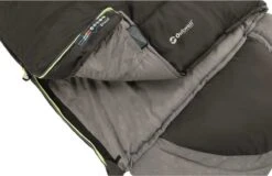 Outwell Slaapzak Contour Rits Links Zwart -Buitenkampeer Winkel 1200x777 1