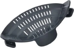 SensaHome- Siliconen Vergiet - Keuken Afgietdeksel - Afgiethulp - Siliconen - BPA Vrij - Grijs -Buitenkampeer Winkel 1200x782 3