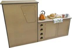 Camper Keuken MDF - Linkerkant EU - Inclusief Kledingstang + Wijnrek - Onbewerkt - Inbouw Kasten Inrichting Kampeerauto Caravan -Buitenkampeer Winkel 1200x794 12