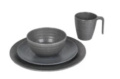 Bo-Camp Campingservies - 100% Melamine - 16-delig - Stone - Grijs -Buitenkampeer Winkel 1200x794 69