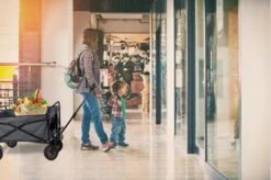 Hoogwaardige Bolderkar Opvouwbaar - Antraciet - Kinderen - Baby - Opslagkar - Bolderwagen - Tuinkar - Bolderkarren -Buitenkampeer Winkel 1200x798 14