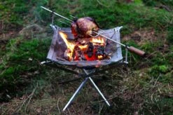 Firekorf + Grill + Spit : Opvouwbare Vuurkorf / Vuurschaal Met Rooster En Spit - Draagbare BBQ - Opbergtas - Kampeer Grill - Kookset -Buitenkampeer Winkel 1200x799 54
