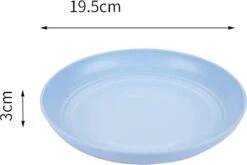 Merkloos Green-goose® Bio-based Borden | Set Van 4 | 19.5x3 Cm | Duurzame, Vaatwasserbestendige Borden Voor Camping, Vakantie Of Picknick | Vaatwasserbestendig -Buitenkampeer Winkel 1200x801 10