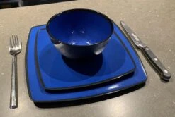 Camping Servies - 12 Delig – 100% Melamine Servies Set – Campingservies – Melamine Servies - Blue Ocean -Buitenkampeer Winkel 1200x806 7