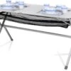 Campart Campingtafel XL TA-0806 - Opvouwbaar, Lichtgewicht En Met Verstelbare Poten - Kampeertafel Inklapbaar Inclusief Opbergtas - 140 X 80 X 70 Cm - Wit -Buitenkampeer Winkel 1200x811 1