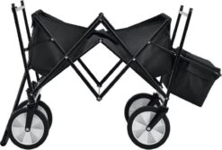 Rijoka Opvouwbare Bolderkar/Bolderwagen | Met Dakje En Draagtas | Zwart -Buitenkampeer Winkel 1200x811 4