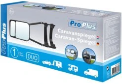 PROPLUS Pro Plus Caravanspiegel - Duo - 23 Cm - Universeel Voor Links En Rechts - Zwart -Buitenkampeer Winkel 1200x829 2