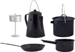 ESSCHERT DESIGN Pannenset Kampvuur - 4 Delig - Outdoor - Metaal 33 ESSCHERT DESIGN Pannenset Kampvuur - 4 Delig - Outdoor - Metaal -Buitenkampeer Winkel 1200x837 1