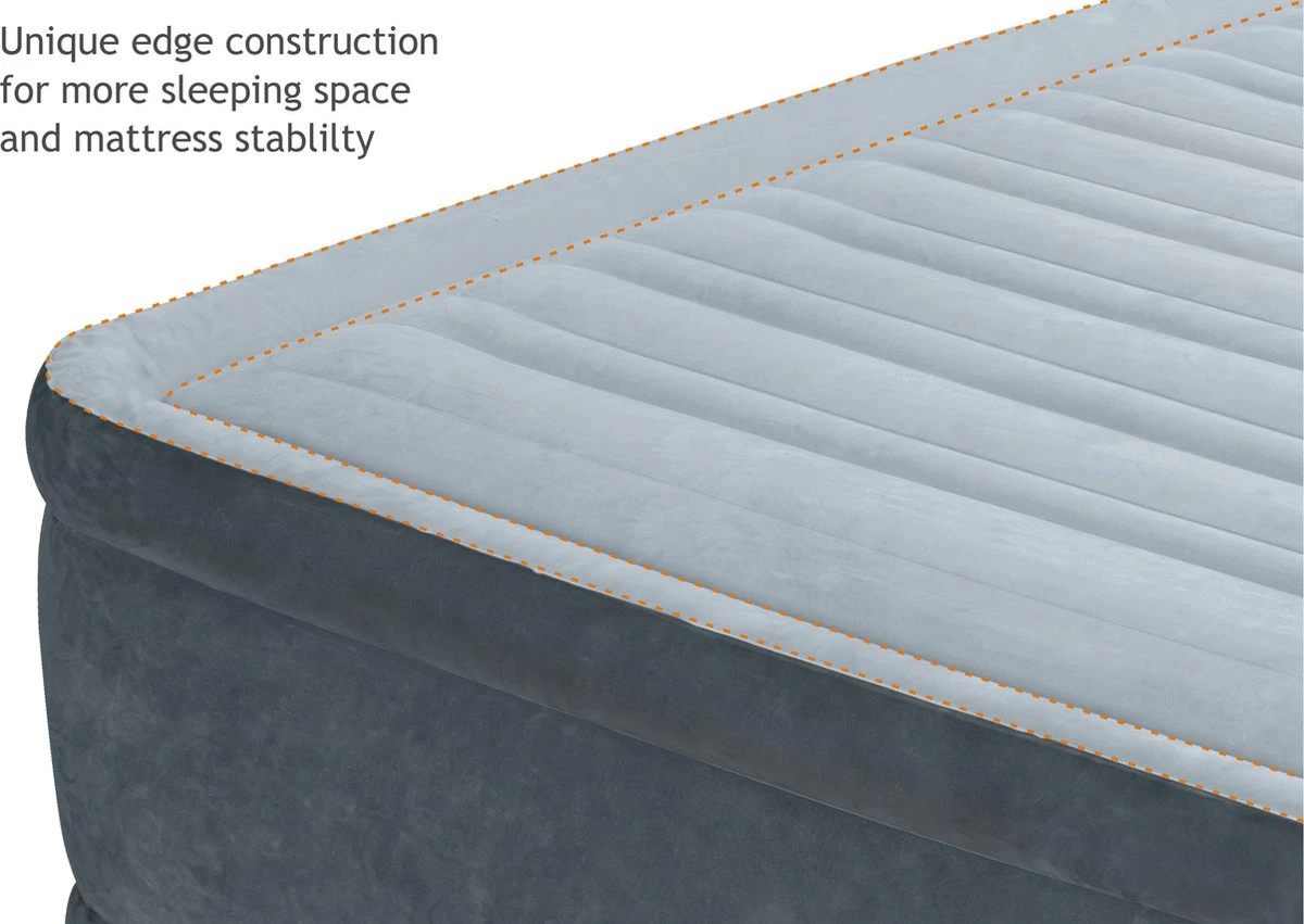 Intex Comfort-plush Full Luchtbed - 2-persoons - 203x152x33 Cm 8 Intex Comfort-plush Full Luchtbed - 2-persoons - 203x152x33 Cm - Afbeelding 6