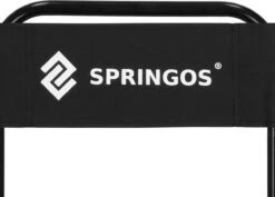 Springos Campingstoel | Kampeerstoel | Vouwstoel | Klapstoel | Zwart -Buitenkampeer Winkel 1200x860
