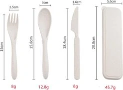 Mes Lepel Vork Set - Portable Doosje - Herbruikbaar - Ecofriendly - Wheat Straw Plastic - Graan Plastic - Met Beschermhoes - Blauw - Usables 7 Mes Lepel Vork Set - Portable Doosje - Herbruikbaar - Ecofriendly - Wheat Straw Plastic - Graan Plastic - Met Beschermhoes - Blauw - Usables -Buitenkampeer Winkel 1200x876 3