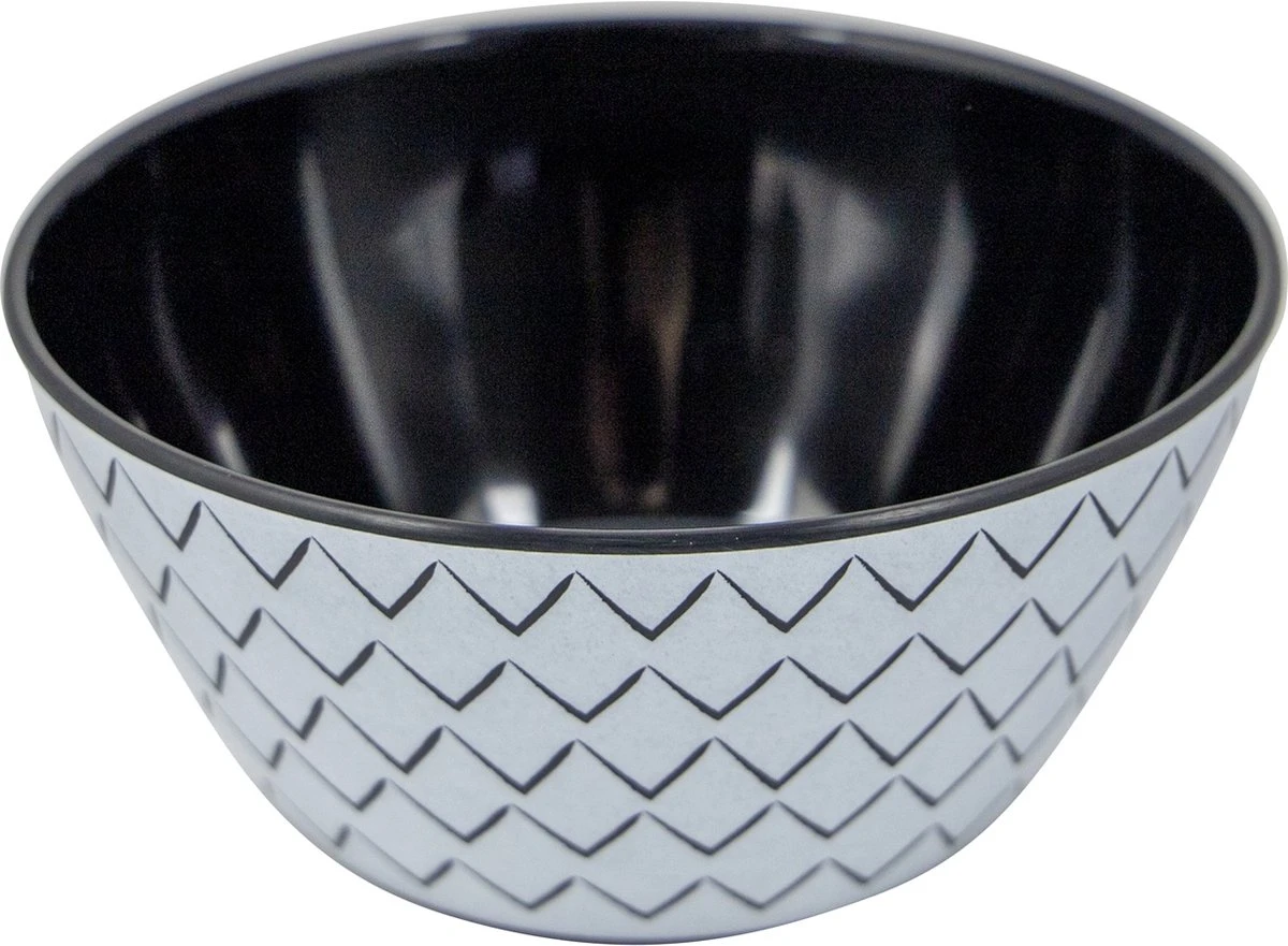 Bo-Camp Servies - Mix & Match - 16 Delig - Zwart/Wit 9 Bo-Camp Servies - Mix & Match - 16 Delig - Zwart/Wit - Afbeelding 7