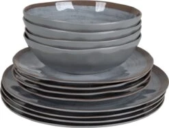 Bo-Camp Servies - Halo - 12-delig - Grijs -Buitenkampeer Winkel 1200x910 9