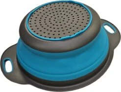 Merkloos Inklapbare Vergiet - Opvouwbaar - Groot - Blauw - Siliconen -Buitenkampeer Winkel 1200x912