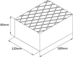 Rubberen Blok- Camper Levellers- Rubber Block Gummiklotz Gummiklötze Gummiauflage Gummiteller Hebebühne Grube 160x120x80 Mm Zwart Voor Autokrik, Trolleykrik En Pitjack -Buitenkampeer Winkel 1200x938 5