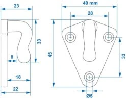 PROPLUS Pro Plus Haak - Touwhaak - Metaal - 40 X 45 Mm - 20 Stuks 16 PROPLUS Pro Plus Haak - Touwhaak - Metaal - 40 X 45 Mm - 20 Stuks -Buitenkampeer Winkel 1200x942 7