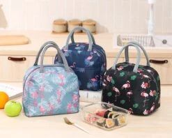 Koeltas - Lunchtas - Volwassenen En Kinderen - Compact & Handig: Zomer - Picknick -School - Lunch - Werk - Zwart Flamingo -Buitenkampeer Winkel 1200x963 2