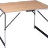 Kamyra® Campingtafel Inklapbaar - Kampeertafel, Partytafel - Opvouwbaar, Lichtgewicht & In Hoogte Verstelbaar - Aluminium/Hout -Buitenkampeer Winkel 1200x995