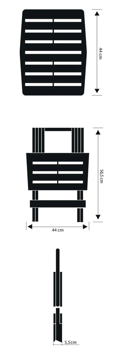 GENERIC Bijzettafel Adige Wit Kunststof 45x43x50cm 8 GENERIC Bijzettafel Adige Wit Kunststof 45x43x50cm - Afbeelding 6