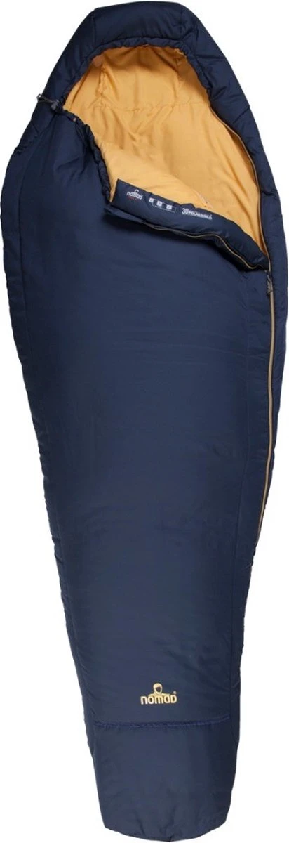 NOMAD® Inca 1200 Slaapzak | 210x80cm Blauw | Lichtgewicht & Kwalitatief | Mummy Slaapzak | Incl Hoes 6 NOMAD® Inca 1200 Slaapzak | 210x80cm Blauw | Lichtgewicht & Kwalitatief | Mummy Slaapzak | Incl Hoes - Afbeelding 4