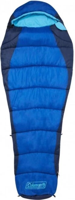 Coleman Fision 100 Mummy Slaapzak - 208 X 81 Cm - Blauw -Buitenkampeer Winkel 453x1200