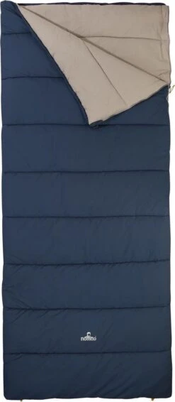 NOMAD® Brisbane XL Slaapzak | 220x90cm Blauw | Lichtgewicht & Kwalitatief | Dekenmodel Slaapzak | Incl Hoes