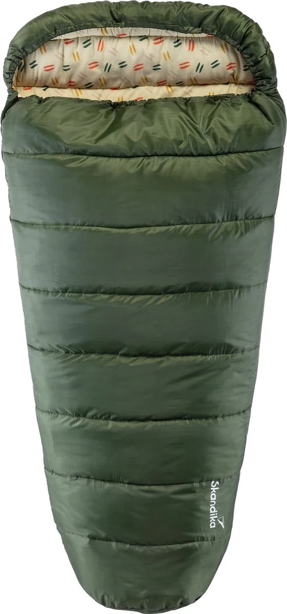 Skandika Vegas-R XXL Slaapzak - Mummieslaapzakken – Slaapzakken Volwassen – Maat XXL – Mummie Slaapzak - Unisex - Katoen, Luxe Kwaliteit, Koppelbaar, 3 Seizoenen, 220 X 110 Cm, -12° Tot -15°C, Outdoor Kampeerslaapzak – Ritssluiting Rechts - Groen 4 Skandika Vegas-R XXL Slaapzak - Mummieslaapzakken – Slaapzakken Volwassen – Maat XXL – Mummie Slaapzak - Unisex - Katoen, Luxe Kwaliteit, Koppelbaar, 3 Seizoenen, 220 X 110 Cm, -12° Tot -15°C, Outdoor Kampeerslaapzak – Ritssluiting Rechts - Groen - Afbeelding 2