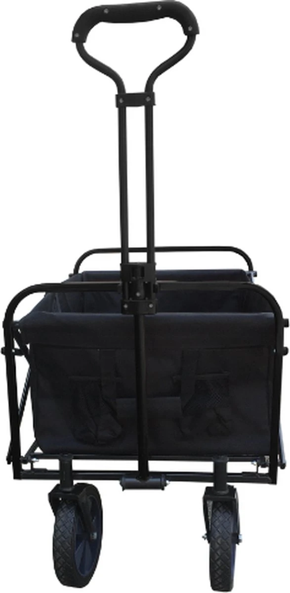 Rijoka Opvouwbare Bolderkar/Bolderwagen - Telescopische Stang | Zwart 4 Rijoka Opvouwbare Bolderkar/Bolderwagen - Telescopische Stang | Zwart - Afbeelding 2