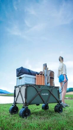 Flextail Gear Bolderkar Opvouwbaar Ezy Wagon - Tot 100KG - Wielen Loskoppelbaar - Zwart -Buitenkampeer Winkel 674x1200 1