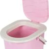Branq Toiletemmer Draagbaar Met Deksel - 15,5L - Roze -Buitenkampeer Winkel 713x1200 2