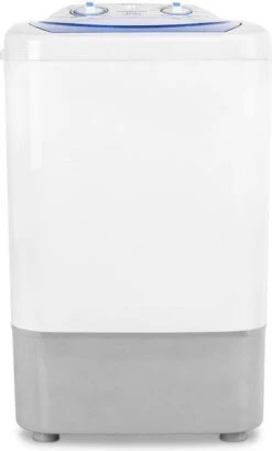 OneConcept SG002 Mini-Waschmaschine Voor 2,8 Kg - 250W Wasvermogen - 2 Programma's - Waterdicht - Wit -Buitenkampeer Winkel 725x1200 1