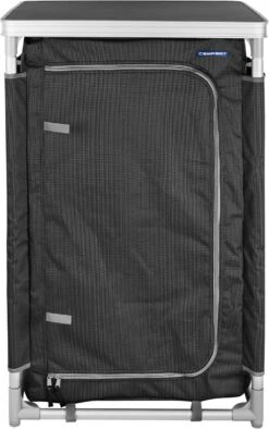 Campart Campingkast CU-0719 – Opvouwbaar En Verstelbaar - 4 Verstelbare Poten - 3 Lagen - Aluminium Frame - Grijs -Buitenkampeer Winkel 753x1200 1
