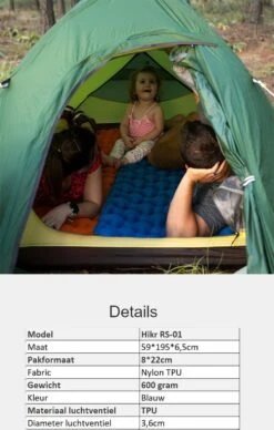Hikr® Luchtbed - Slaapmat - Opblaasbaar Matras - Lichtgewicht - Outdoor - Camping - Hiking & Wandelen -Buitenkampeer Winkel 764x1200 1