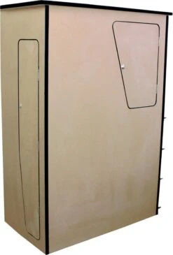 Camper Keuken MDF - Linkerkant EU - Inclusief Kledingstang + Wijnrek - Onbewerkt - Inbouw Kasten Inrichting Kampeerauto Caravan -Buitenkampeer Winkel 812x1200