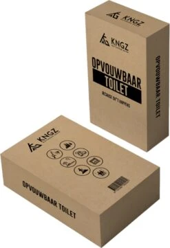 KNGZ Outdoor Gear – Camping Toilet – Nieuw Model – Biologisch Afbreekbare Zakjes – Opvouwbare Camping Toilet Met Deksel – Camping Toilet Hoge Zit – Draagbare WC Emmer Volwassen – Draagbaar Mobiel Potje – Nachtemmer – Opvouwbaar Toilet – Kamperen -Buitenkampeer Winkel 821x1200 2