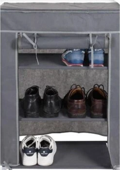 Merkloos GARDEROBE KAST - 3 SCHAPPEN - 60X30X80 CM -Buitenkampeer Winkel 846x1200 1