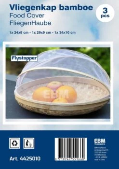 Voedselkap - Vliegenkapjes Bamboe Set 3 Stuks - Flystopper -Buitenkampeer Winkel 846x1200 5