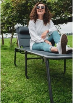 Travellife Barletta Ligbed - Antraciet / Donkergrijs -Buitenkampeer Winkel 854x1200