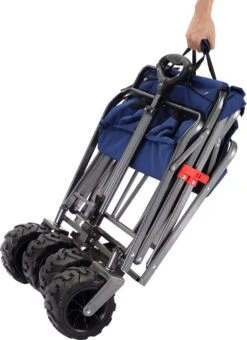 AREBOS Handkar | Transportwagen | Apparatuurwagen | Opvouwbaar | Blauw -Buitenkampeer Winkel 873x1200 2