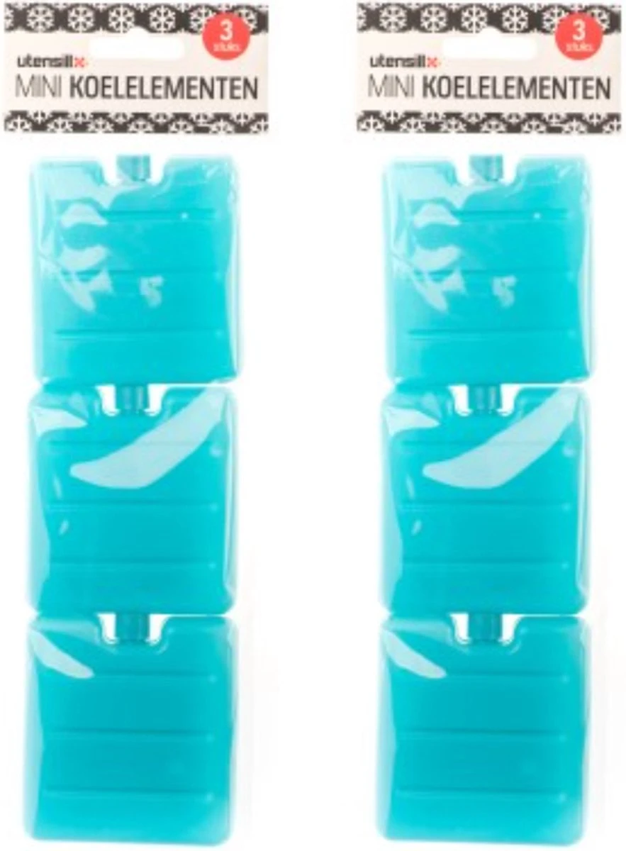 Merkloos Koelelementen - Set Van 6 - 6x 100 Ml 3 Merkloos Koelelementen - Set Van 6 - 6x 100 Ml