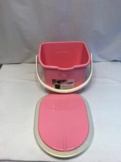 Branq Toiletemmer Draagbaar Met Deksel - 15,5L - Roze -Buitenkampeer Winkel 899x1200 6