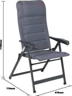 Crespo Standenstoel - AP-237 Air-Deluxe - Grijs (86) -Buitenkampeer Winkel 906x1200