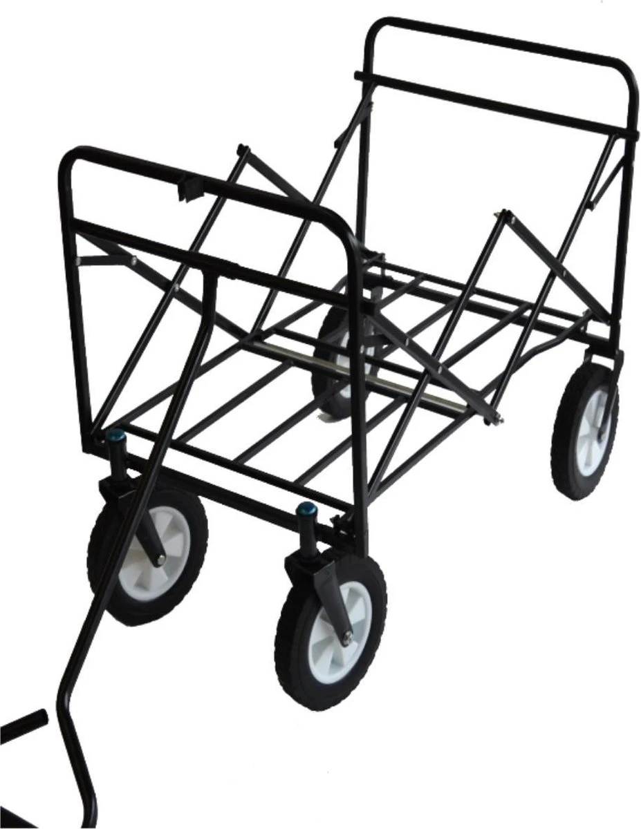 Rijoka Opvouwbare Bolderkar/Bolderwagen | Zwart 5 Rijoka Opvouwbare Bolderkar/Bolderwagen | Zwart - Afbeelding 3