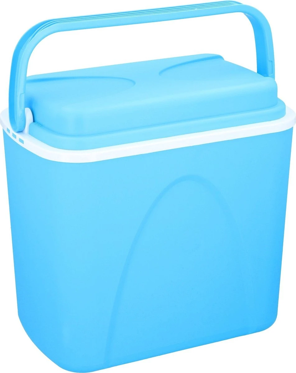 Merkloos Koelbox - 24l - Blauw - 39x25x38cm 3 Merkloos Koelbox - 24l - Blauw - 39x25x38cm