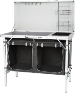 Campart Campingkeuken KI-0757 – Complete Keuken En Campingkast – Opvouwbaar En Inclusief Draagtas - Grijs 14 Campart Campingkeuken KI-0757 – Complete Keuken En Campingkast – Opvouwbaar En Inclusief Draagtas - Grijs -Buitenkampeer Winkel 969x1200